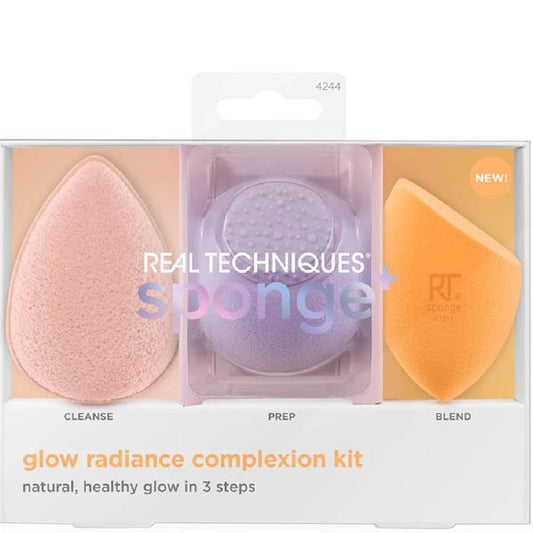 Real Techniques Sponge Plus Glow Radiance Complexion Sponge Kit