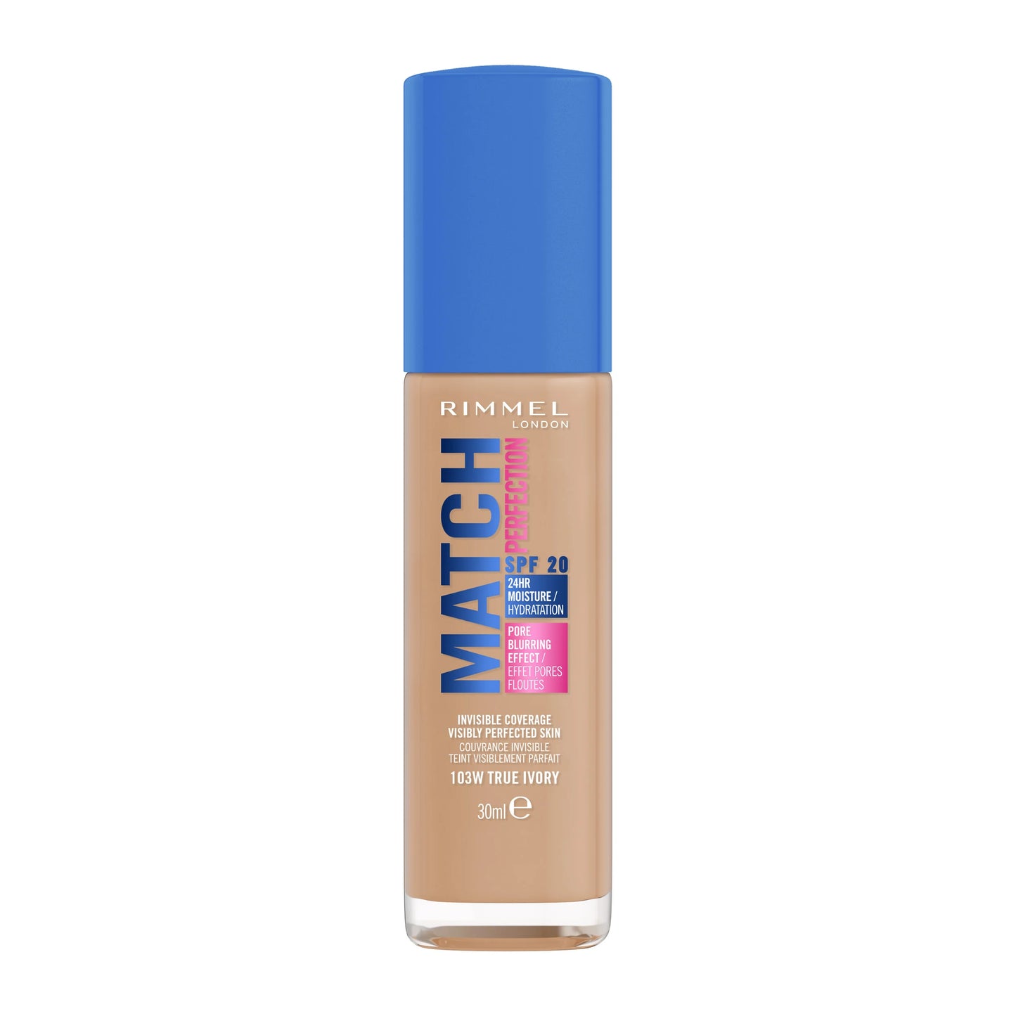 Rimmel Match Perfection Foundation 103W True Ivory New Formula