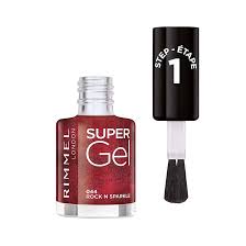 Rimmel Super Gel Nail Polish 044 Rock N Sparkle 12ml