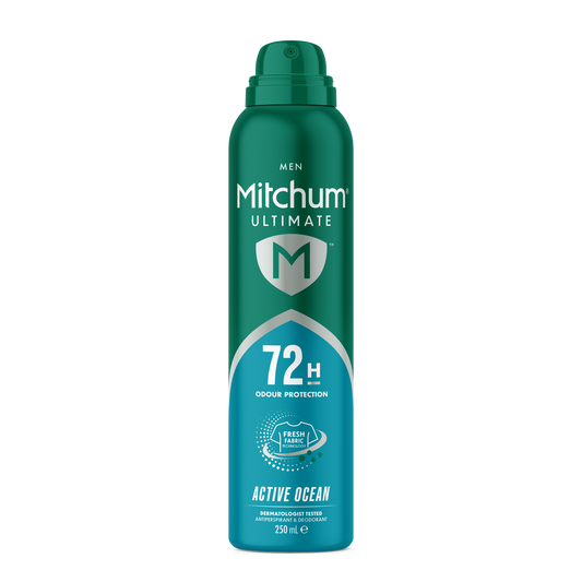 Mitchum Ultimate Men 72 Hour Protection Aerosol Deodorant Active Ocean 250ml