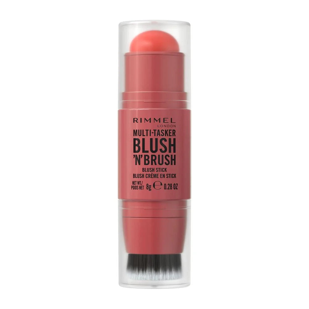 Rimmel Multi Tasker Blush 'N' Brush Stick 250 Coral Dust