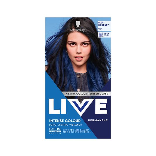Schwarzkopf  LIVE Blue Mercury Urban Metallics U67