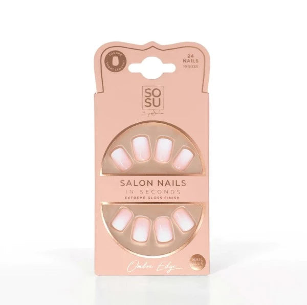 SOSU False Nails Ombre Edge