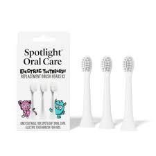 Spotlight Replacement Heads For Kids Electric Toothbrush 3 Pack