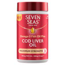 Seven Seas Cod Liver Oil Max Strength 60 Pack