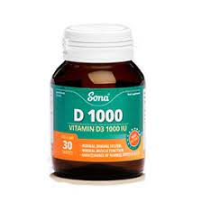 Sona Vitamin D3 1000Iu 30 Tablets