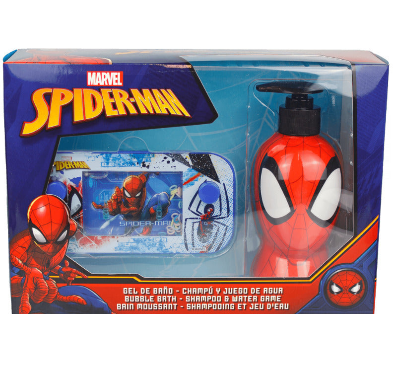 Marvel Spiderman Water Game &amp; Bubble Bath Gift Set