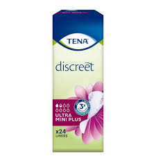 Tena Discreet Ultra Mini Plus Liners 24s