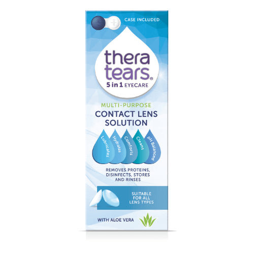 Theratears Multi Purpose Contact Lens Solution Case Included