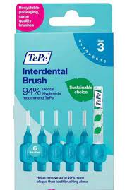 TePe Interdental Brush Size 3 0.6MM Blue Boxed