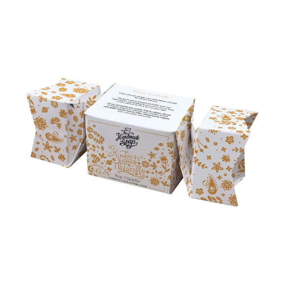 The Handmade Soap Co Christmas Cracker Candle Cinnamon / Clove/ Nutmeg