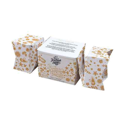 The Handmade Soap Co Christmas Cracker Candle Cinnamon / Clove/ Nutmeg