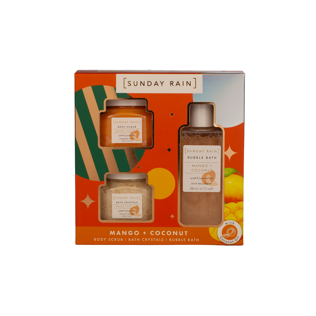 Sunday Rain Mango + Coconut Trio Set