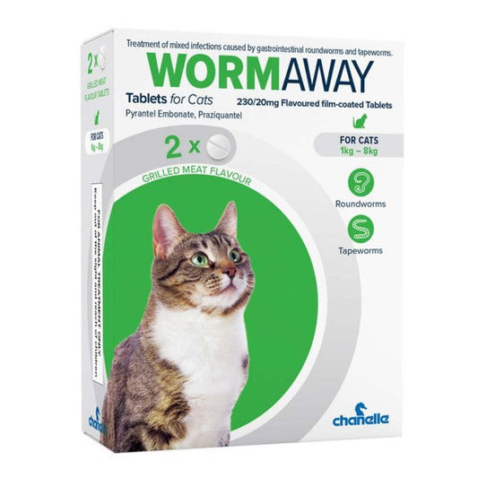 WORMAWAY PLUS CAT TABS