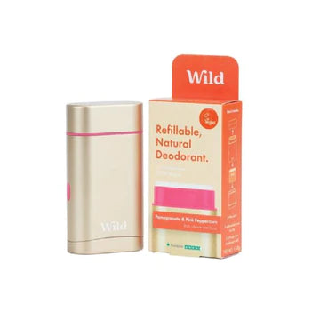 Wild Natural Orange Case Pomegranate and Pink Peppercorn Deodorant 40g