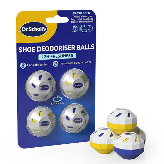 Scholl Shoe Deodoriser Balls 4 Pack