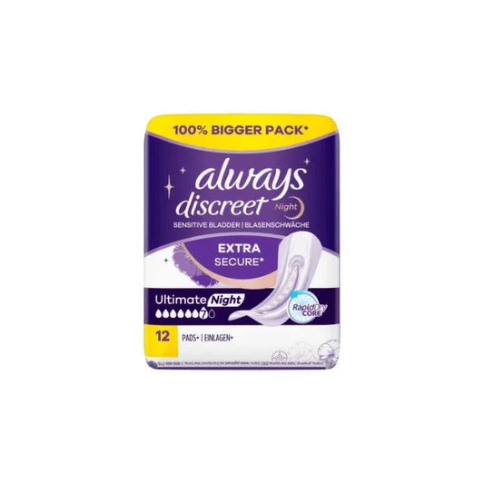 Always Discreet Pad ultimate Night 12S