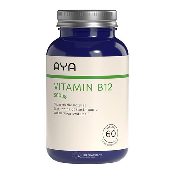 Aya Vitamin B12 500mcg 60&