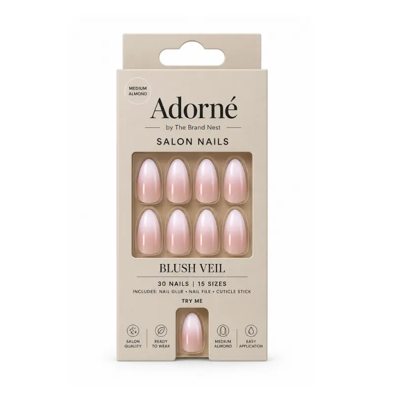 Adorne Salon Nails Blush Veil