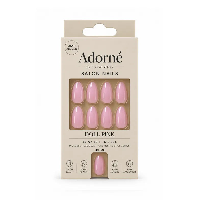 Adorne Salon Nails Doll Pink