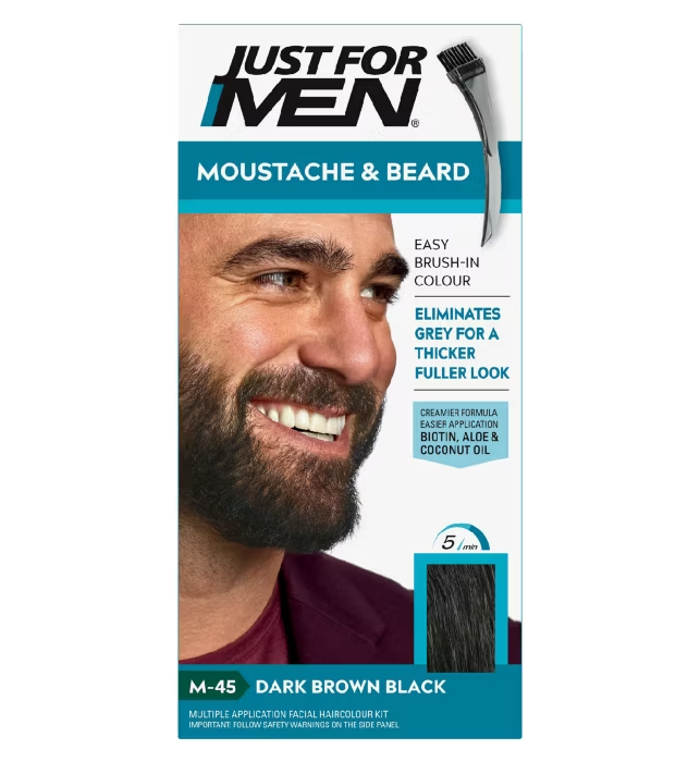Just For Men Beard Moustache Gel Dk Brn 1S