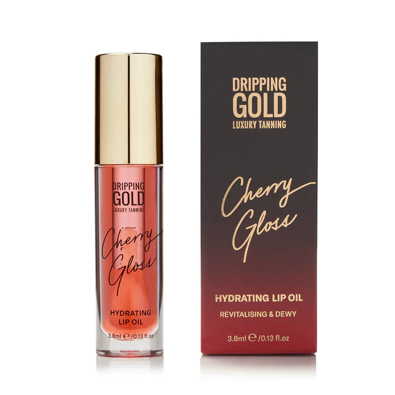 SOSU Dripping Gold Hydrating Lip Oil Cherry 3.8ml