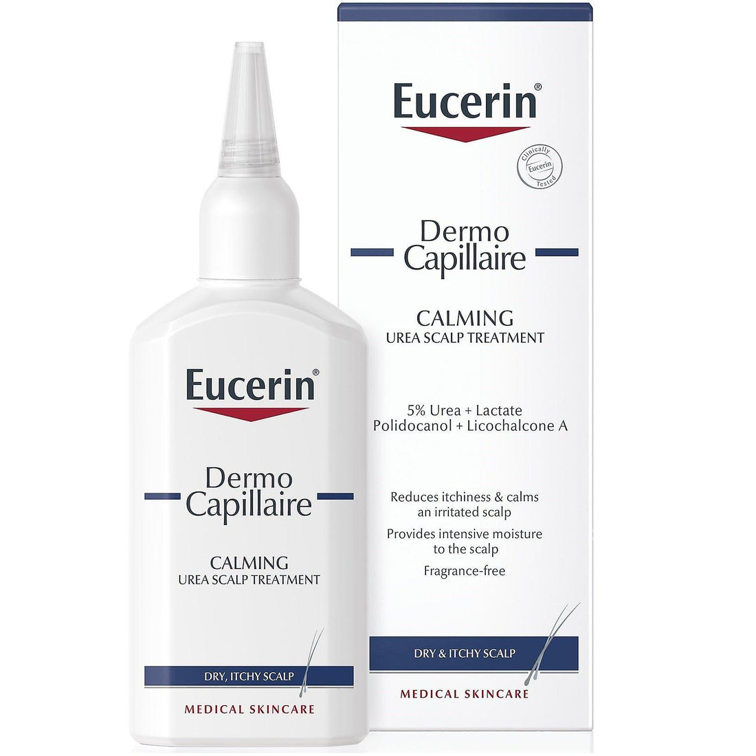 Eucerin Dermo Capillaire Calming Urea Scalp Treatment 100Ml