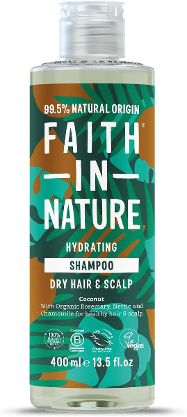 Faith In Nature Hydrating Shampoo Dry Hair And Scalp 400ml