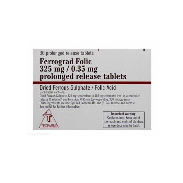 Ferrograd Folic 30 Tabs