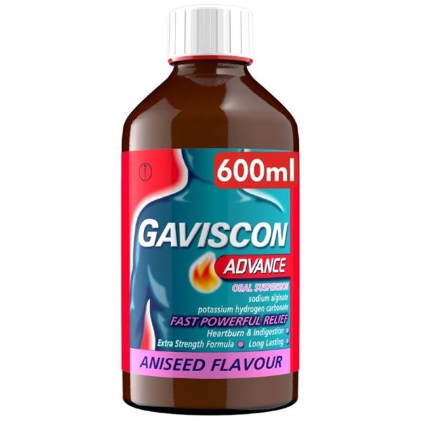 Gaviscon Advance Oral Susp Aniseed 600Ml