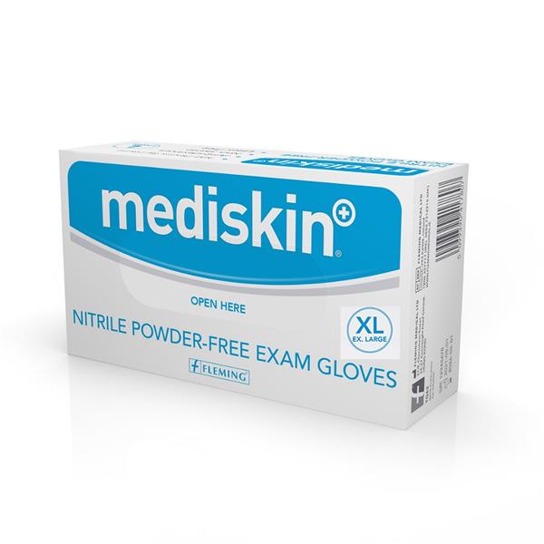 Mediskin Nitrile Powder Free Gloves Xlarge 100 Pack