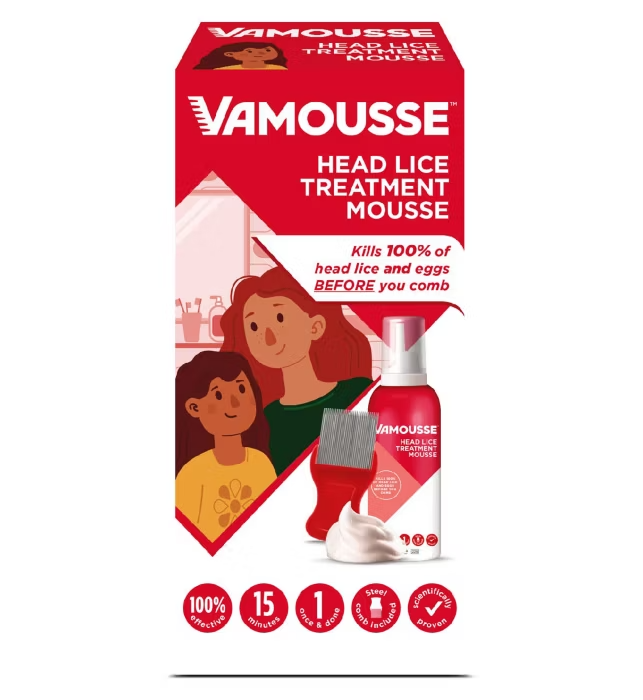 Vamousse Head Lice Treatment Mousse 160ml
