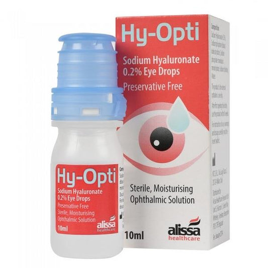 Hy-Opti Sodium Hyaluronate 0.2% Eye Drops 10ml Exp May '24