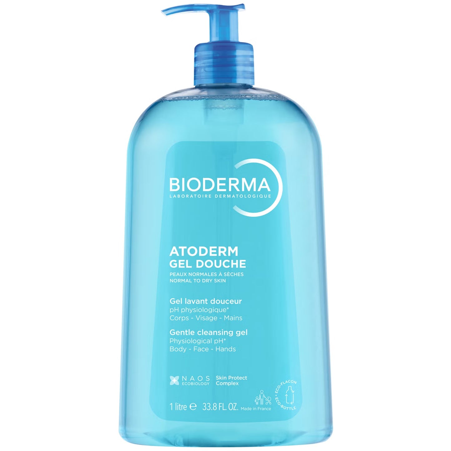 Bioderma Atoderm Gel Douche Shower Gel Pump 1L