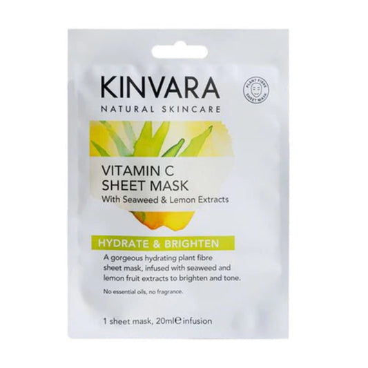Kinvara Vitamin C Sheet Mask With Seaweed And Lemon Extracts