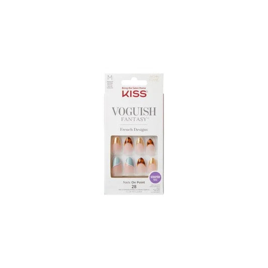 Kiss Voguish Fantasy French Charmante False Nail