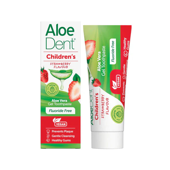 Aloe Dent Children's Toothpaste 50ml Strawberry flavour