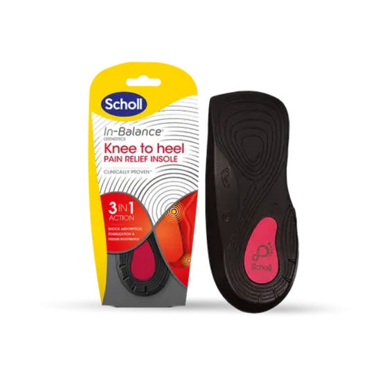 Scholl Orthotic Knee To Heel Pain Relief Insole Small