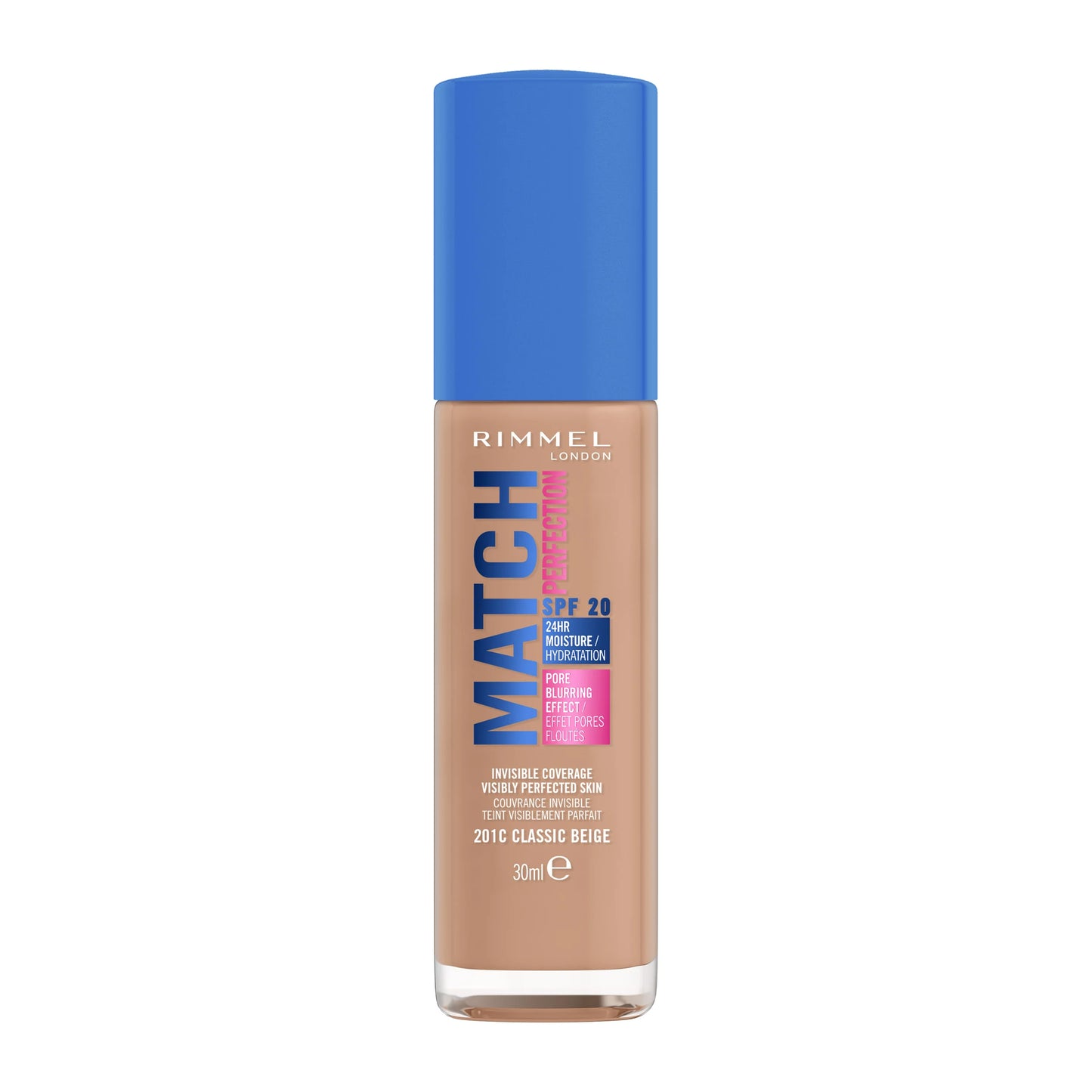 Rimmel Match Perfection Foundation 201C Classic Beige New Formula