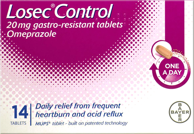 Losec Control 20mg Gast Res Tabs 14 Tabs Only