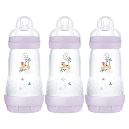 Mam Easy Start Anti Colic Bottles 2+ 260Ml X3 Assorted Colours