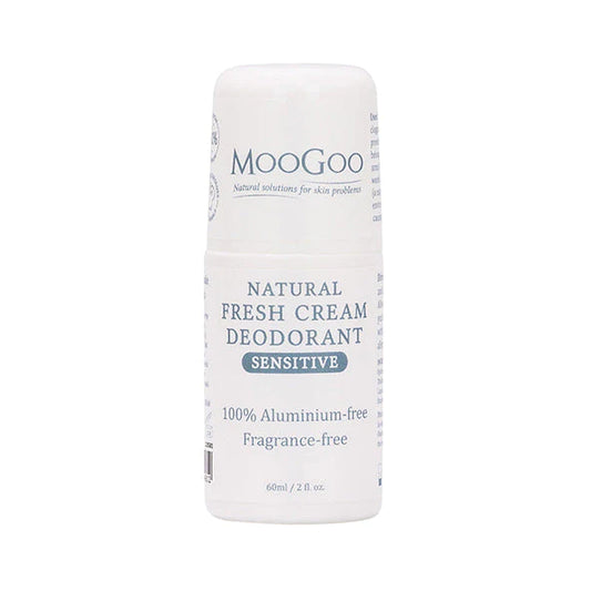 Moogoo Natural Fresh Cream Deodorant Sensitive Fragrance& Aluminium Free Roll On