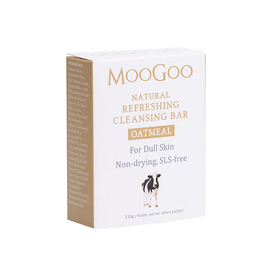 MooGoo Natural Refreshing Cleansing Soap Bar Oatmeal 130g