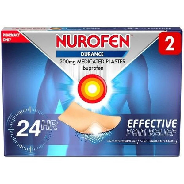 Nurofen Durance 200mg Medicated Plasters 2's