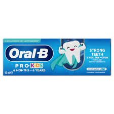 Oral B Pro Kids Toothpaste 6 Months-6 Years 50Ml
