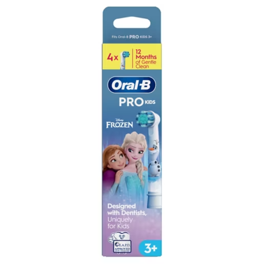 Oral B Frozen Pro Kids 3+ Superior Cleaning Brushes 4PK