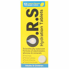 Ors Oral Rehydration Salts Lemon 12Tabs