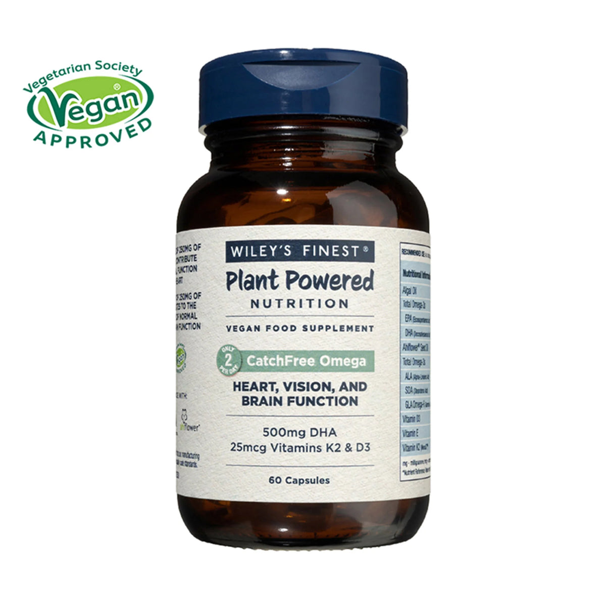 Wiley's Finest Catch Free Omega Full Spectrum Omega 3S Vegan Capsules