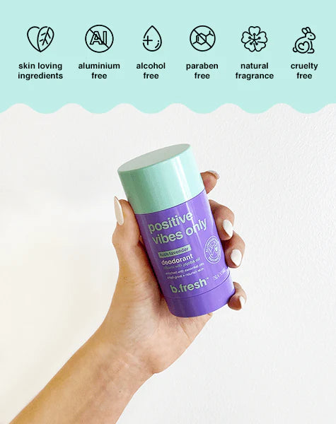 B.Fresh Positive Vibes Only Lush Lavender Deodorant 50g