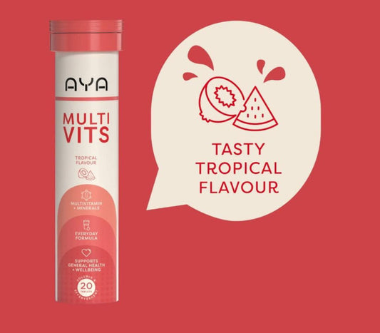 Aya Multi Vits Tropical Flavour 20 Tabs